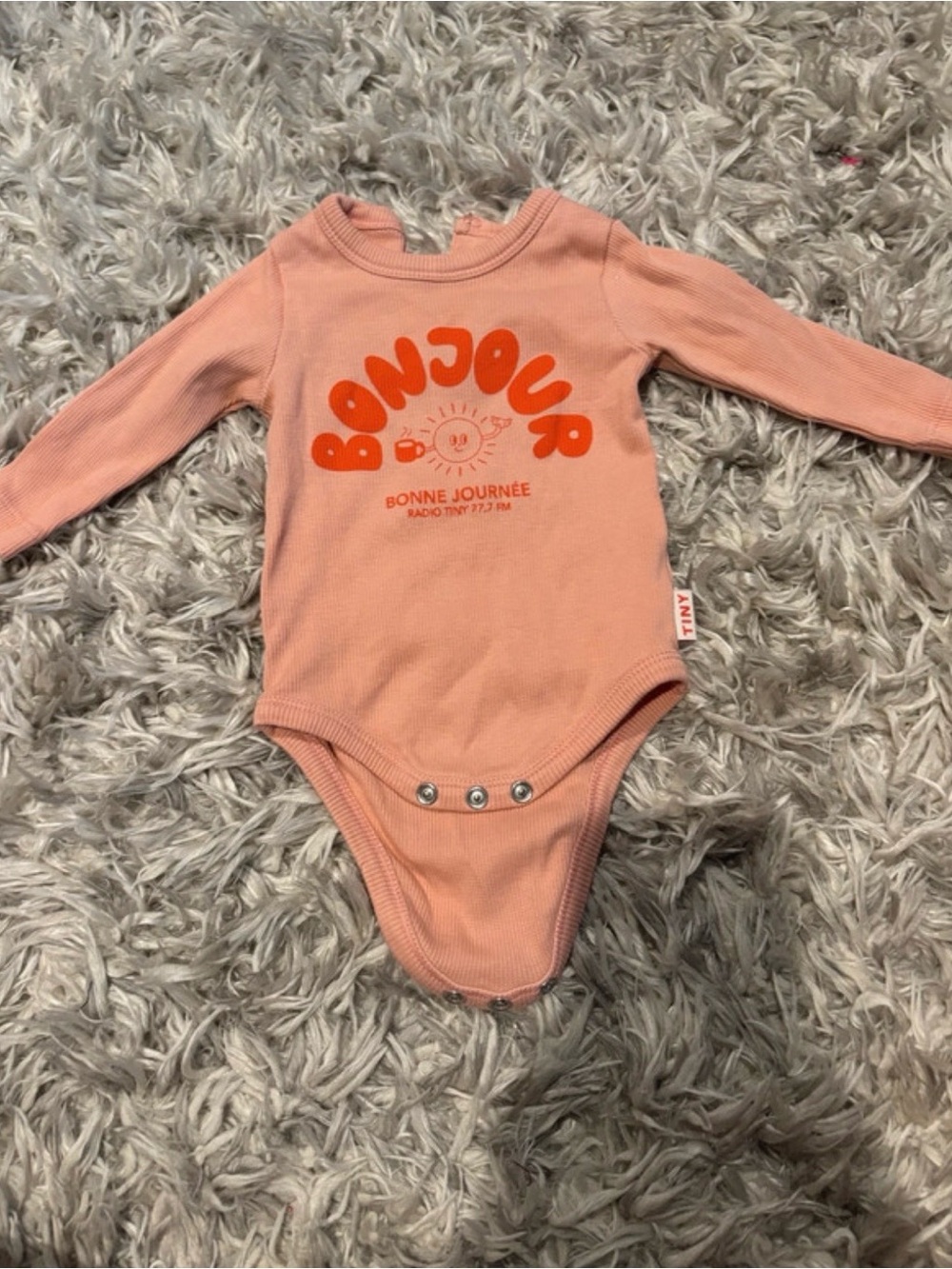 Tinycottons Long Sleeve Bodysuit 3M